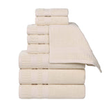 Superior Venice Zero Twist Cotton Medium Weight 9 Piece Towel Set