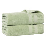 Superior Venice Zero Twist Cotton Medium Weight Bath Sheets, Set of 2