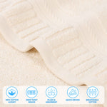 Superior Venice Zero Twist Cotton Medium Weight Bath Sheets, Set of 2