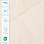 Superior Venice Zero Twist Cotton Medium Weight Bath Sheets, Set of 2