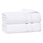 Superior Venice Zero Twist Cotton Medium Weight Bath Sheets, Set of 2