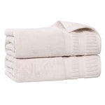 Superior Venice Zero Twist Cotton Medium Weight Bath Sheets, Set of 2