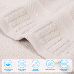 Superior Venice Zero Twist Cotton Medium Weight Bath Sheets, Set of 2