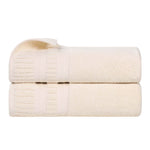 Zero Twist Cotton Medium Weight Soft Bath Towel Set of 2
