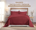 Superior Victory Cotton Matelasse Medallion Airy Bedspread Set