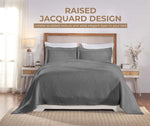 Superior Victory Cotton Matelasse Medallion Airy Bedspread Set