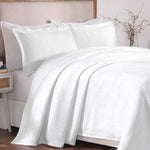 Superior Victory Cotton Matelasse Medallion Airy Bedspread Set