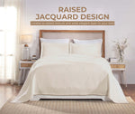 Superior Victory Cotton Matelasse Medallion Airy Bedspread Set