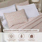 Superior Vineyard Cotton Blend Matelasse Weave Floral Scroll Coverlet