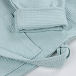 Superior Waffle Weave Cotton Bathrobe Oversized Unisex Adult Bath Robe