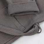 Superior Waffle Weave Cotton Bathrobe Oversized Unisex Adult Bath Robe