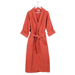 Superior Waffle Weave Cotton Bathrobe Oversized Unisex Adult Bath Robe