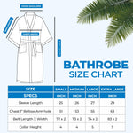 Superior Waffle Weave Cotton Bathrobe Oversized Unisex Adult Bath Robe