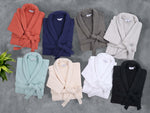 Superior Waffle Weave Cotton Bathrobe Oversized Unisex Adult Bath Robe