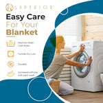 100% Cotton Waffle Blanket – Cooling Waffle Weave, Lightweight & Breathable Gumdrop
