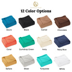 100% Cotton Waffle Blanket – Cooling Waffle Weave, Lightweight & Breathable Gumdrop