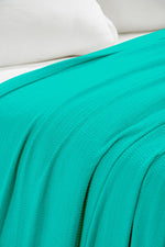 100% Cotton Waffle Blanket – Cooling Waffle Weave, Lightweight & Breathable Gumdrop