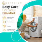 100% Cotton Waffle Blanket – Cooling Waffle Weave, Lightweight & Breathable Gumdrop