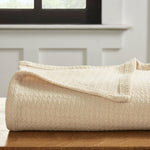 100% Cotton Waffle Blanket – Cooling Waffle Weave, Lightweight & Breathable Gumdrop