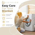 100% Cotton Waffle Blanket – Cooling Waffle Weave, Lightweight & Breathable Gumdrop