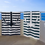 Yacht Club Oversized 100% Cotton Beach Towel Set of 2 Piece