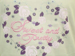 Sweet & Pretty 100% Pure Egyptian Cotton Pajama In Ivory/Cream