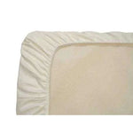 ANIPPE ORGANIC 600TC 100% EGYPTIAN COTTON CRIB FITTED SHEET in ivory color with elastic edges.