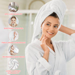 6 Piece Hand Towel Set Zero Twist Cotton Soft Absorbent