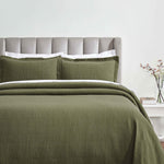 Superior Zenith Cotton Medium Weight Geometric Matelasse Bedspread Set