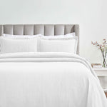 Superior Zenith Cotton Medium Weight Geometric Matelasse Bedspread Set