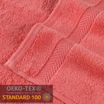 Superior Quick-Drying Zero-Twist Cotton Assorted 6-Piece Towel Set