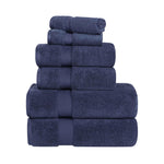 Superior Quick-Drying Zero-Twist Cotton Assorted 6-Piece Towel Set