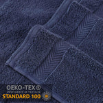 Superior Quick-Drying Zero-Twist Cotton Assorted 6-Piece Towel Set