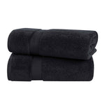 Superior Zero-Twist Smart-Dry Combed Cotton 2-Piece Bath Sheet Set