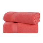 Superior Zero-Twist Smart-Dry Combed Cotton 2-Piece Bath Sheet Set
