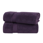 Superior Zero-Twist Smart-Dry Combed Cotton 2-Piece Bath Sheet Set