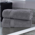 Superior Zero-Twist Smart-Dry Combed Cotton 2-Piece Bath Sheet Set
