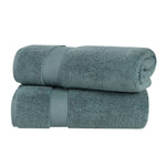 Superior Zero-Twist Smart-Dry Combed Cotton 2-Piece Bath Sheet Set