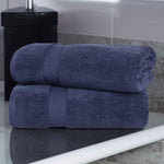 Superior Zero-Twist Smart-Dry Combed Cotton 2-Piece Bath Sheet Set