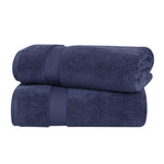 Superior Zero-Twist Smart-Dry Combed Cotton 2-Piece Bath Sheet Set