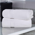 Superior Zero-Twist Smart-Dry Combed Cotton 2-Piece Bath Sheet Set