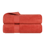 Zero Twist Cotton Ultra-Soft Absorbent Bath Towel Set of 2