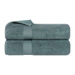 Zero Twist Cotton Ultra-Soft Absorbent Bath Towel Set of 2