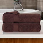 Zero Twist Cotton Ultra-Soft Absorbent Bath Towel Set of 2