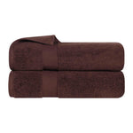 Zero Twist Cotton Ultra-Soft Absorbent Bath Towel Set of 2