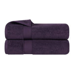 Zero Twist Cotton Ultra-Soft Absorbent Bath Towel Set of 2