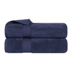 Zero Twist Cotton Ultra-Soft Absorbent Bath Towel Set of 2