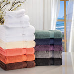 12 Piece Face Towel Set Zero Twist Cotton Soft Absorbent