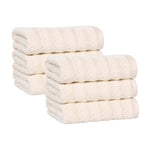 Superior Zuma Zero Twist Cotton Medium Weight Hand Towels, Set of 6
