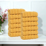 Zero Twist Cotton Face Towel Set 12-Piece - Zuma